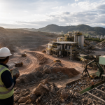 Área de mineração e equipamentos industriais associados à nova política brasileira para minerais críticos e estratégicos.